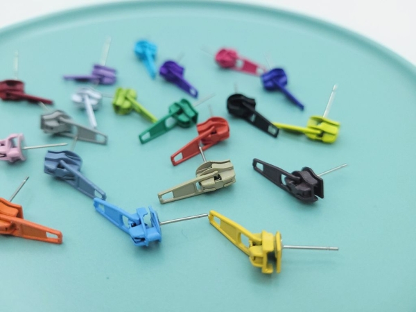 Reißverschluss Ohrstecker Zipper Reissverschluss